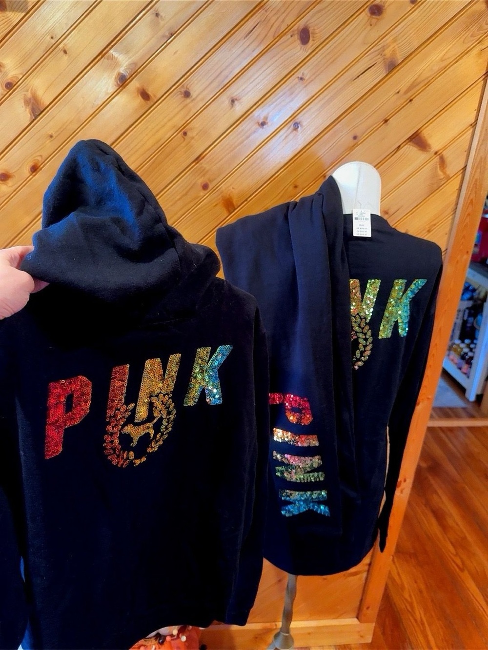PINK Victoria’s Secret Rainbow Bling 3 Piece Set